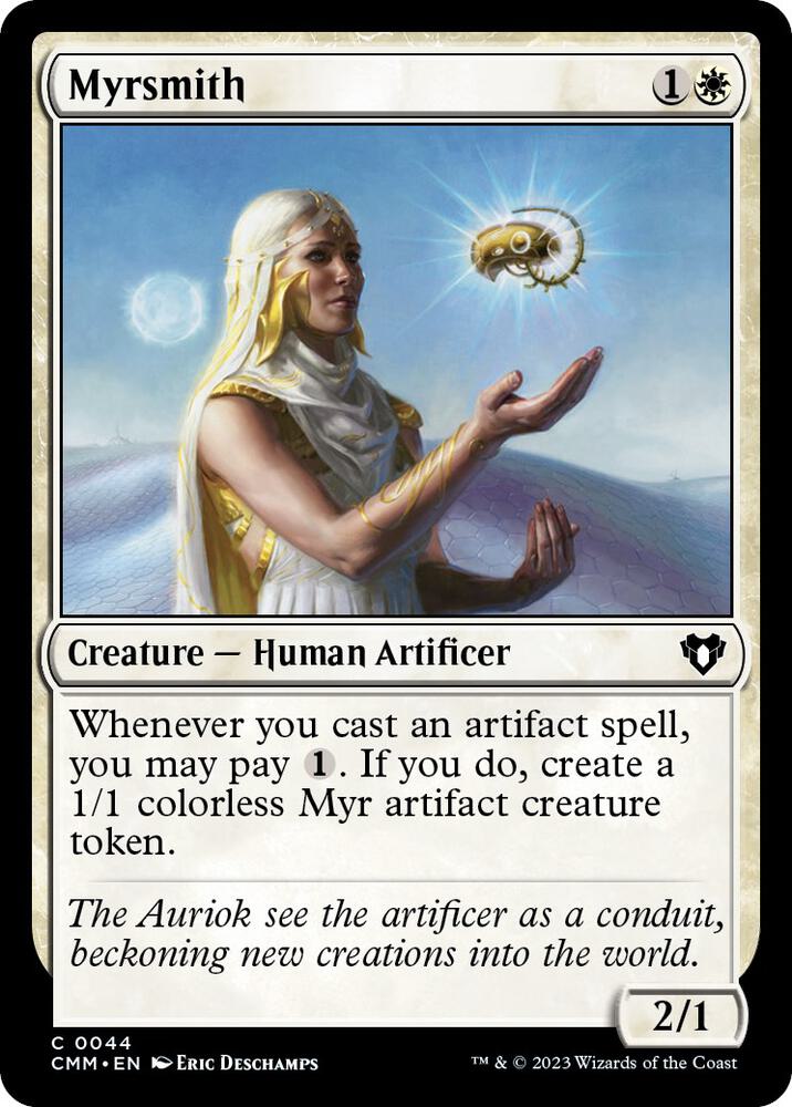 Myrsmith 44 card from Commander Masters