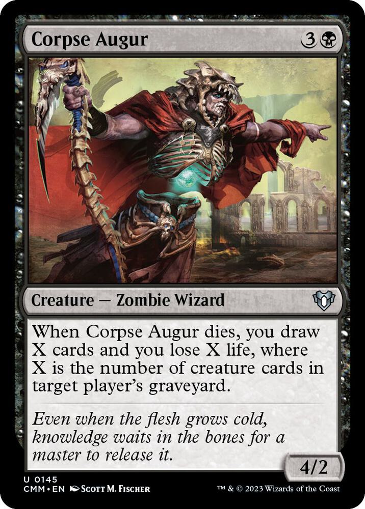 Corpse Augur 145 card from Commander Masters