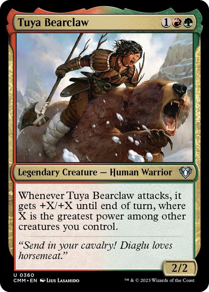Tuya Bearclaw 360 card from Commander Masters