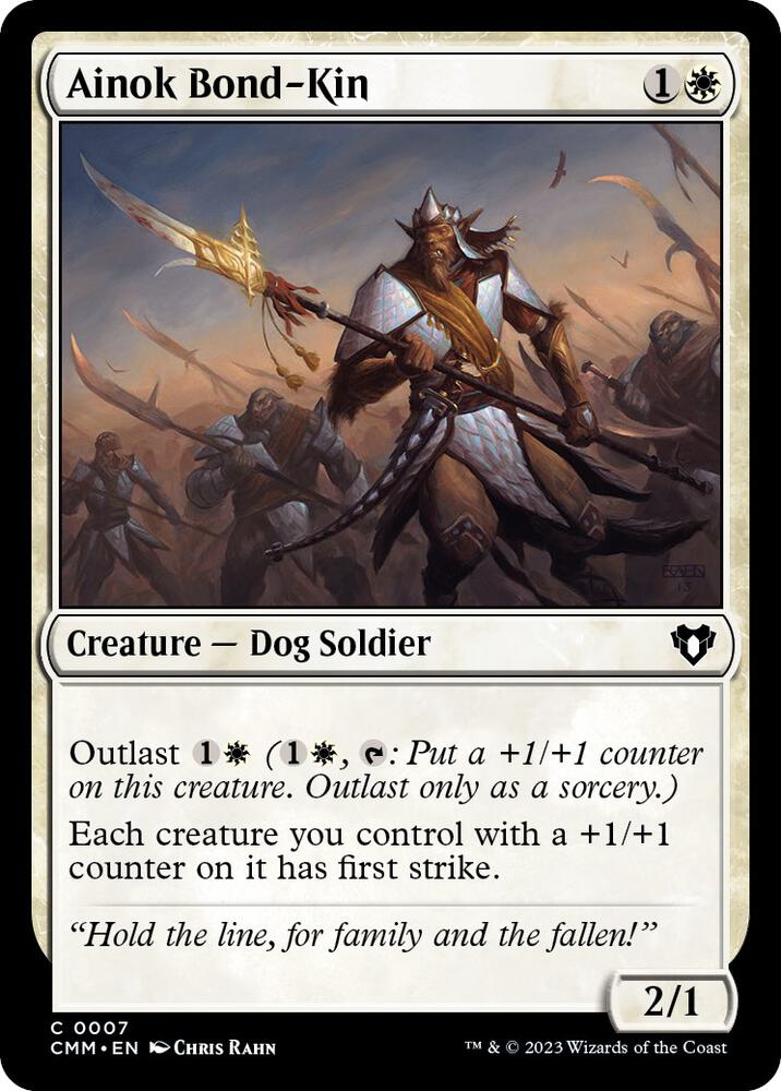 Ainok Bond-Kin 7 card from Commander Masters