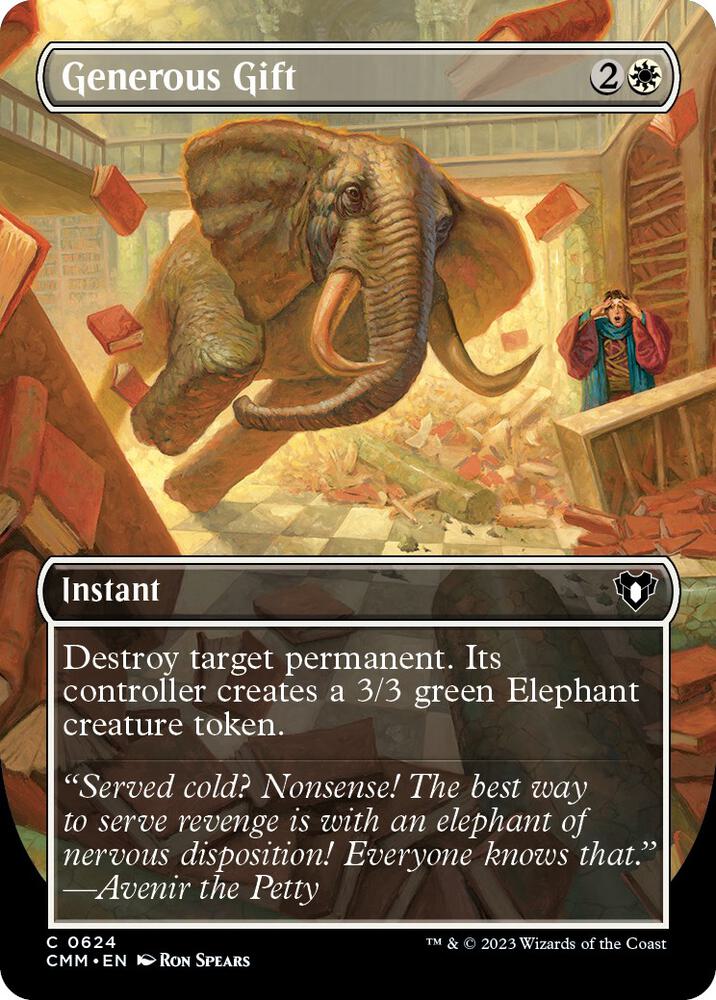 Generous Gift (Borderless) 624 card from Commander Masters