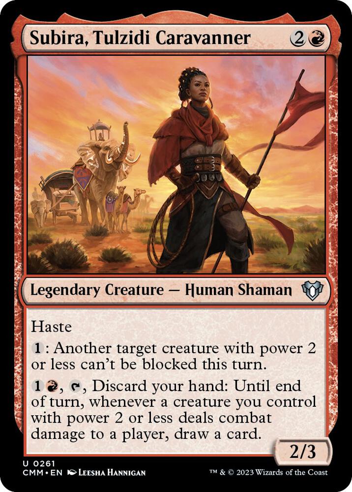 Subira, Tulzidi Caravanner 261 card from Commander Masters