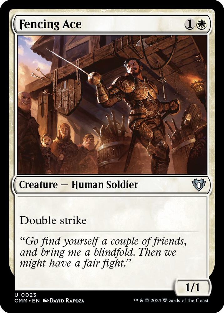 Fencing Ace 23 card from Commander Masters
