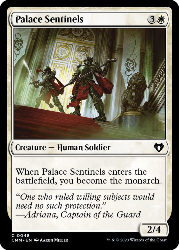 Palace Sentinels 48 card from Commander Masters