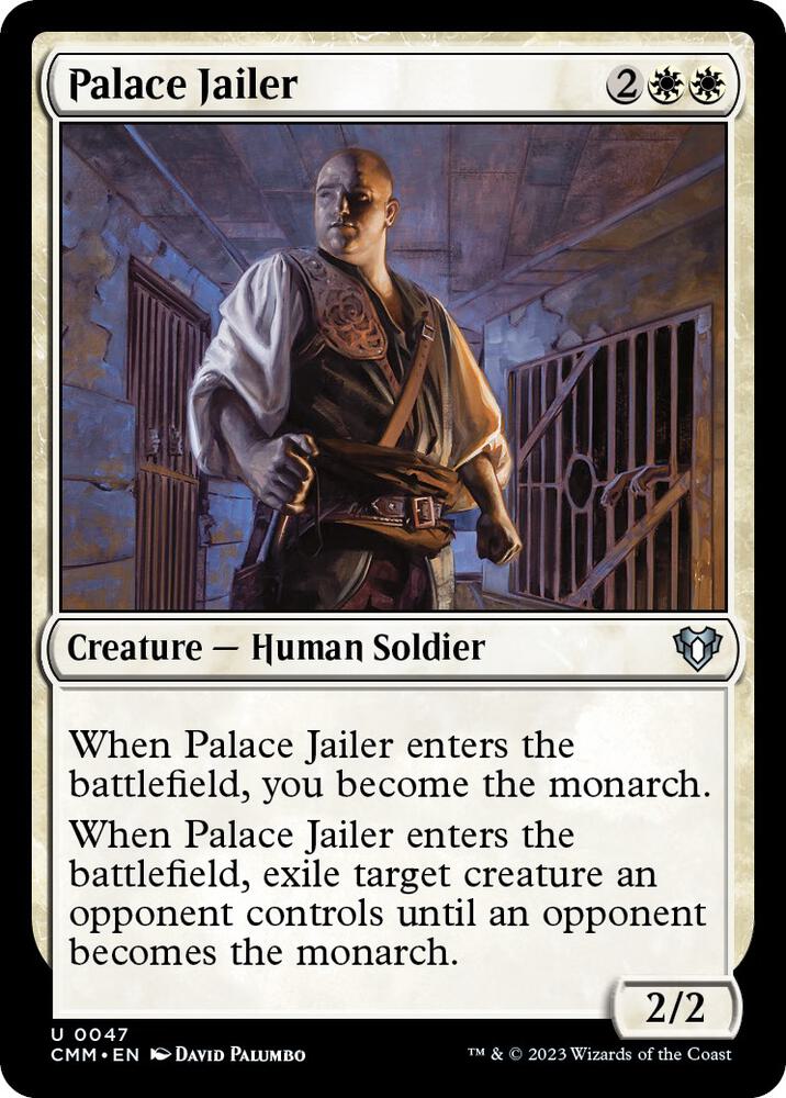 Palace Jailer 47 card from Commander Masters