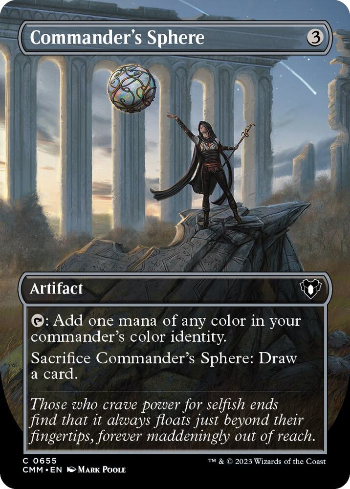 Commander's Sphere (Borderless) 655 card from Commander Masters