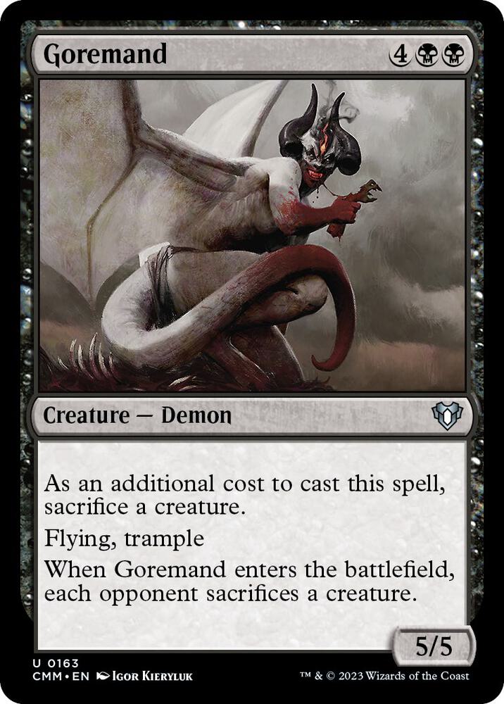 Goremand 163 card from Commander Masters