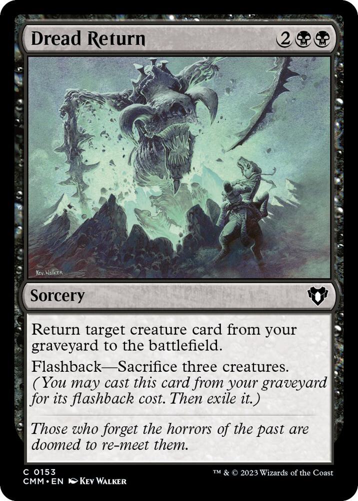 Dread Return 153 card from Commander Masters