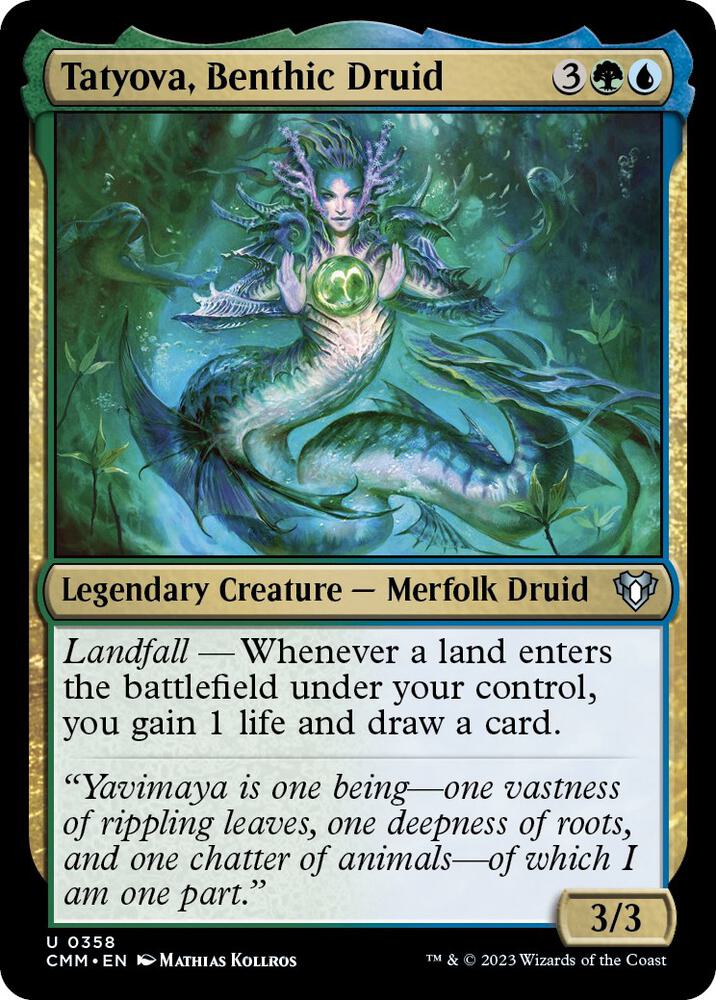 Tatyova, Benthic Druid 358 card from Commander Masters