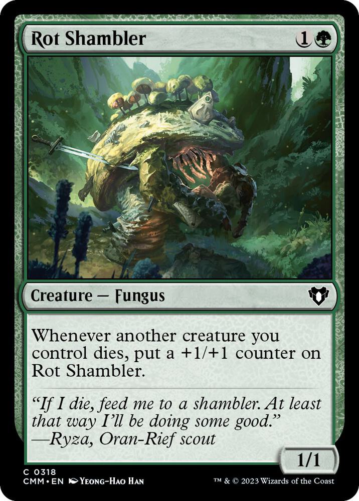 Rot Shambler 318 card from Commander Masters
