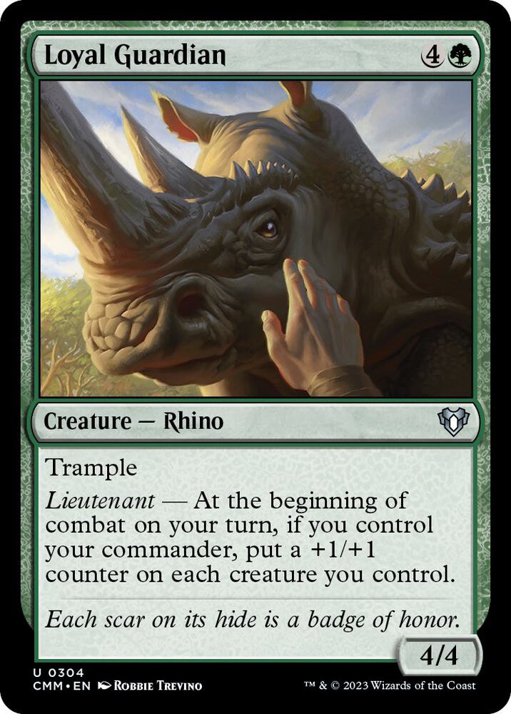 Loyal Guardian 304 card from Commander Masters