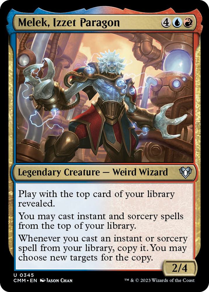 Melek, Izzet Paragon 345 card from Commander Masters