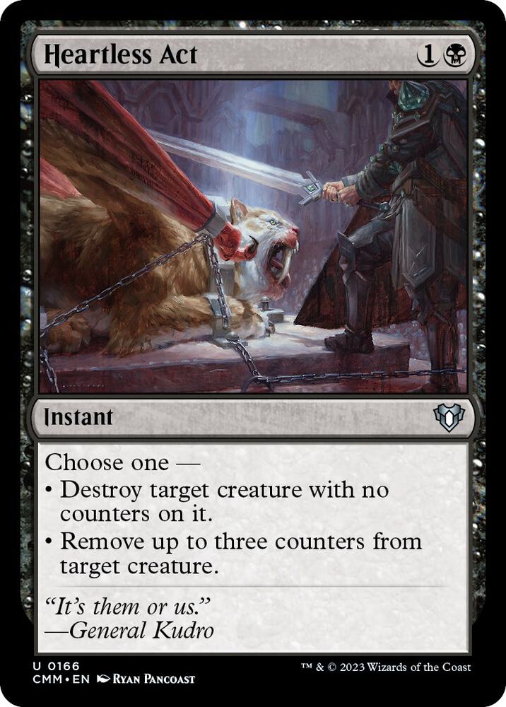 Heartless Act 166 card from Commander Masters
