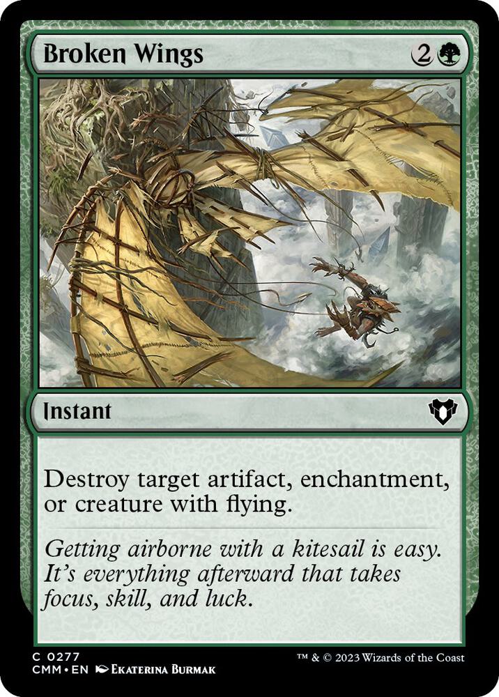 Broken Wings 277 card from Commander Masters