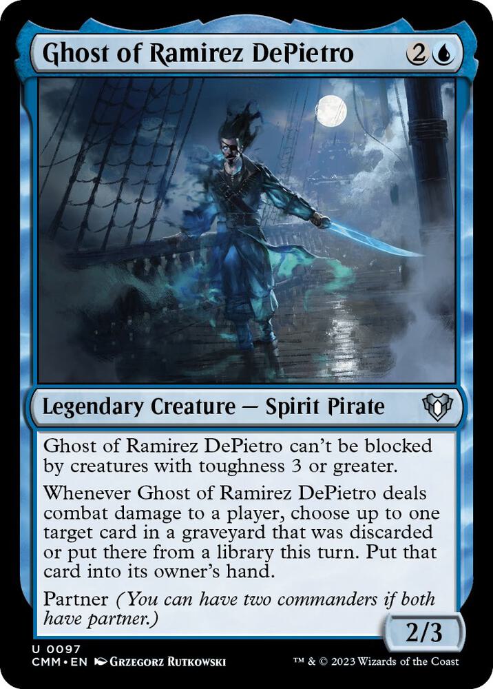 Ghost of Ramirez DePietro 97 card from Commander Masters
