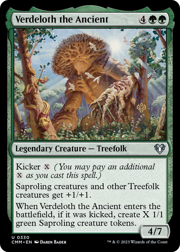 Verdeloth the Ancient 330 card from Commander Masters
