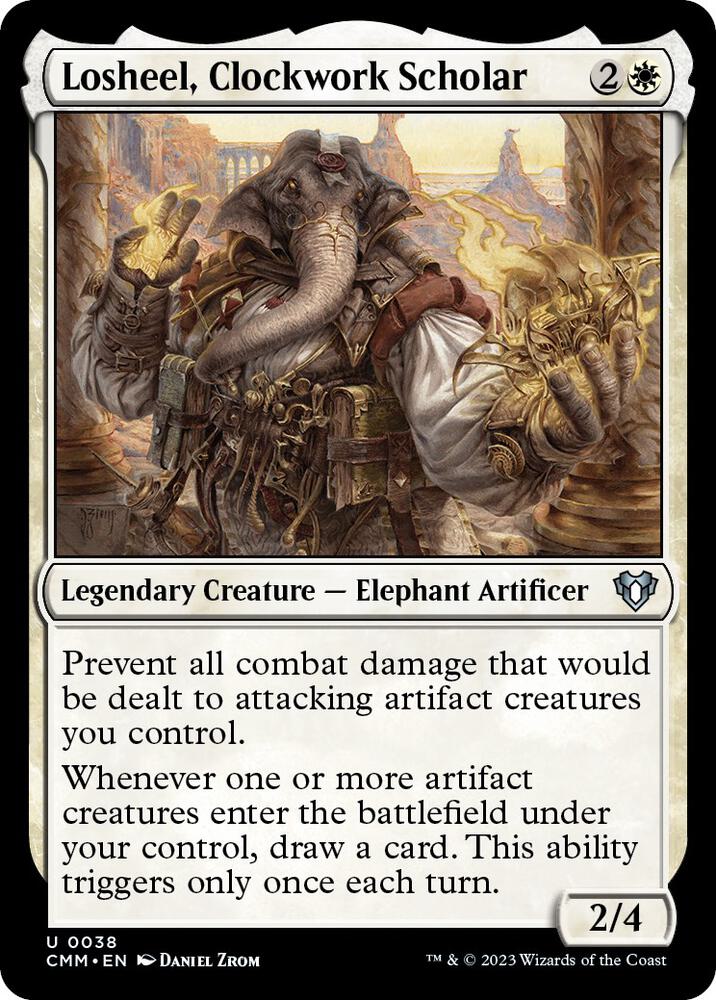 Losheel, Clockwork Scholar 38 card from Commander Masters