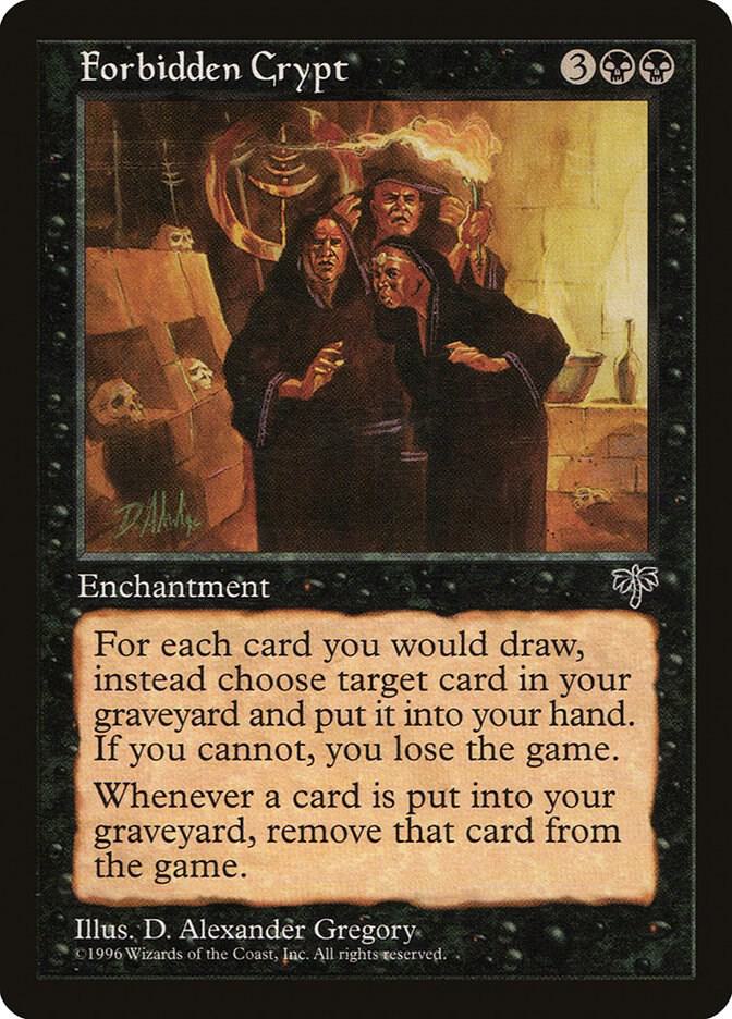 Forbidden Crypt card from Mirage