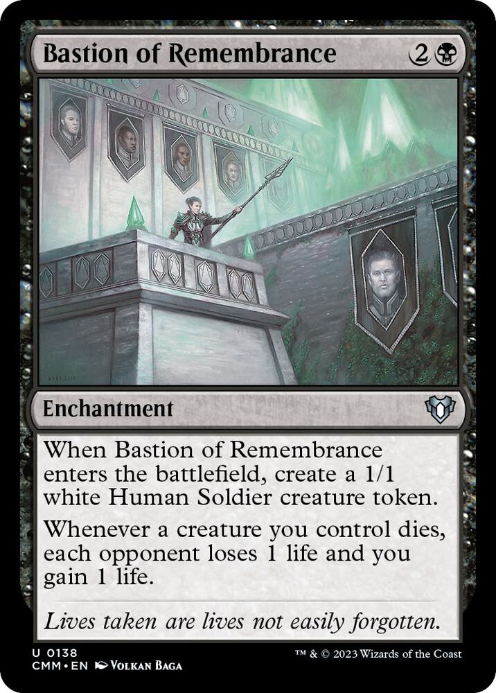 Bastion of Remembrance 138 card from Commander Masters