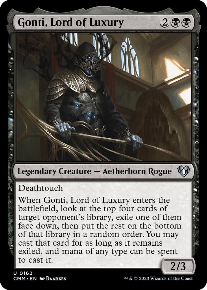 Gonti, Lord of Luxury 162 card from Commander Masters