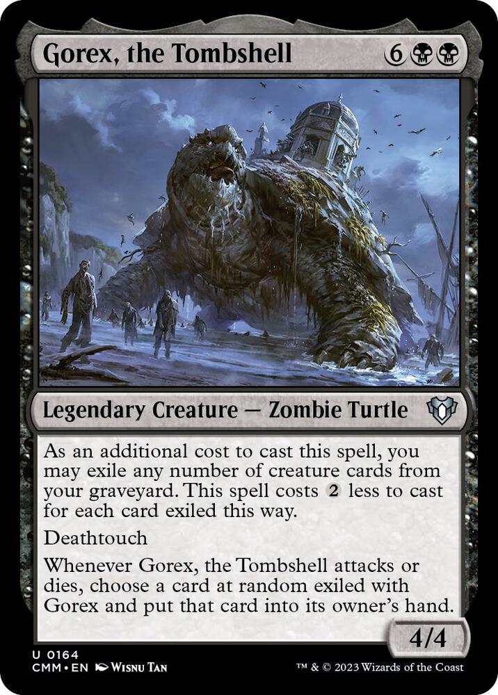 Gorex, the Tombshell 164 card from Commander Masters