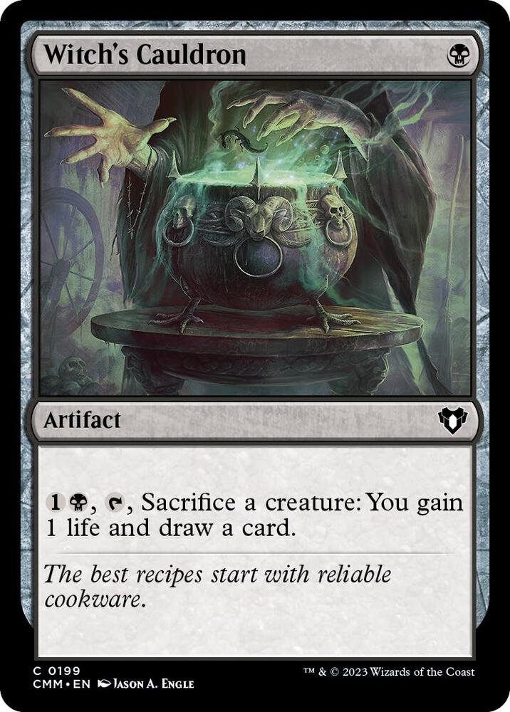 Witch's Cauldron 199 card from Commander Masters