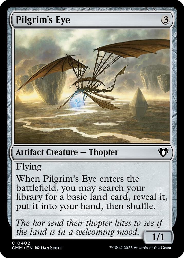 Pilgrim's Eye 402 card from Commander Masters