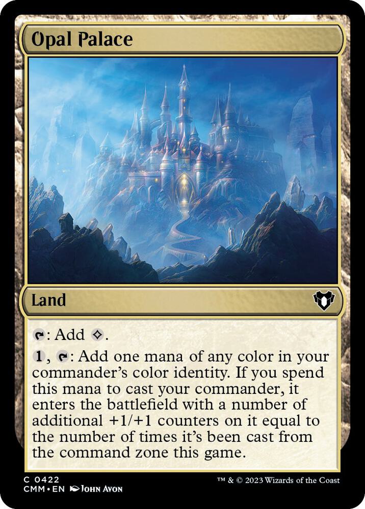 Opal Palace 422 card from Commander Masters