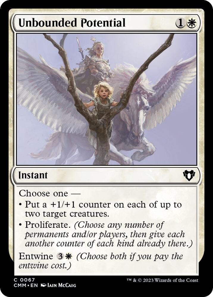 Unbounded Potential 67 card from Commander Masters