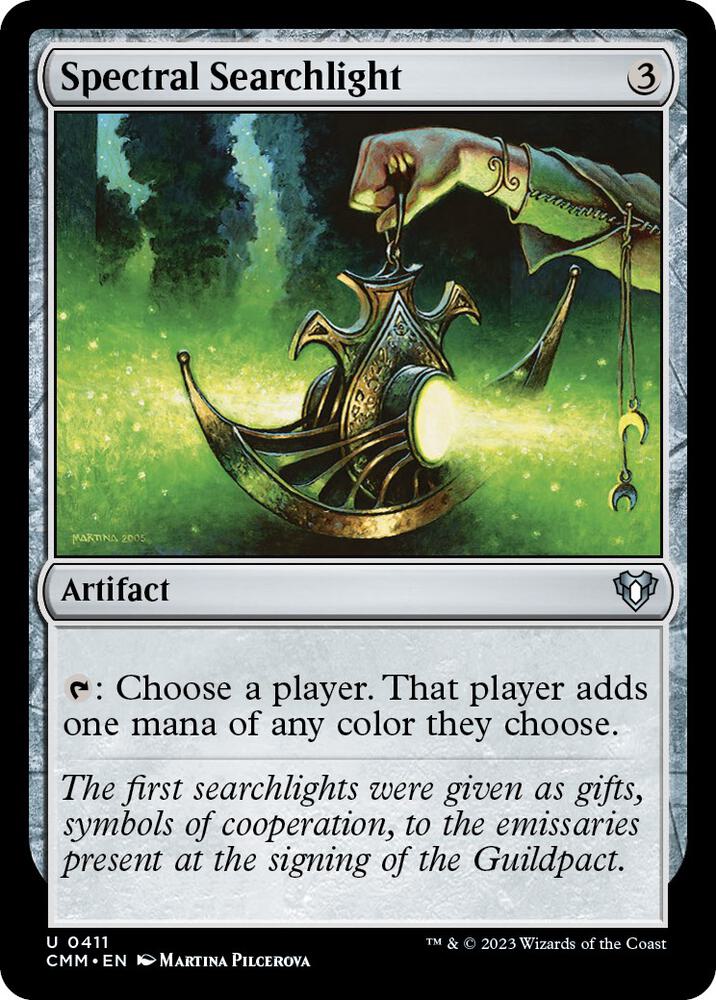 Spectral Searchlight 411 card from Commander Masters