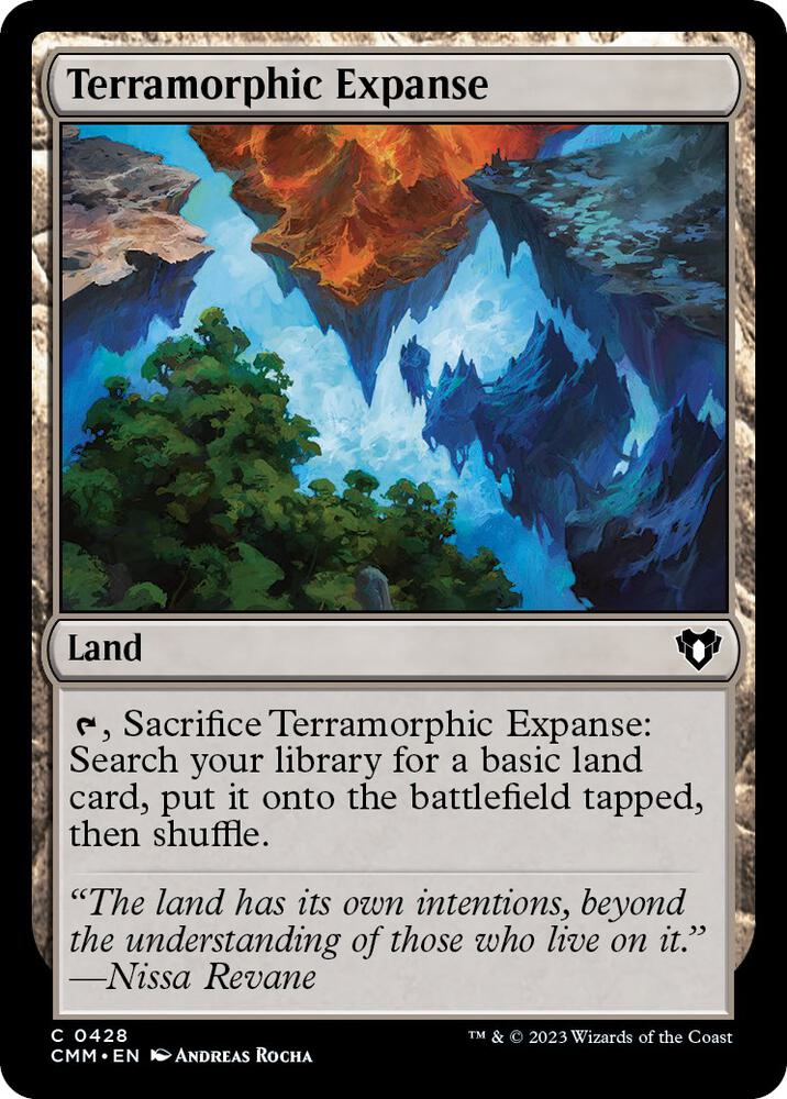 Terramorphic Expanse 428 card from Commander Masters