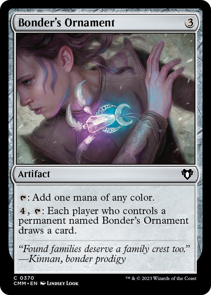 Bonder's Ornament 370 card from Commander Masters