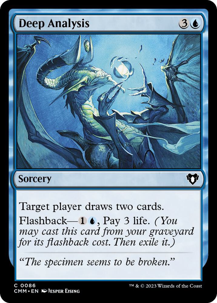 Deep Analysis 86 card from Commander Masters
