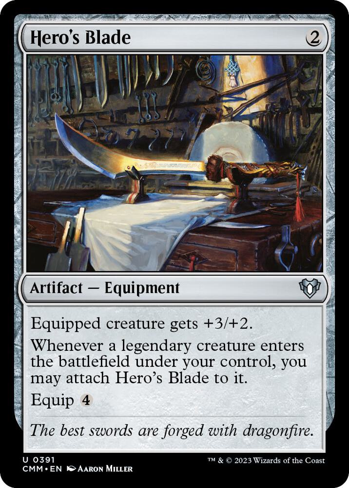 Hero's Blade 391 card from Commander Masters