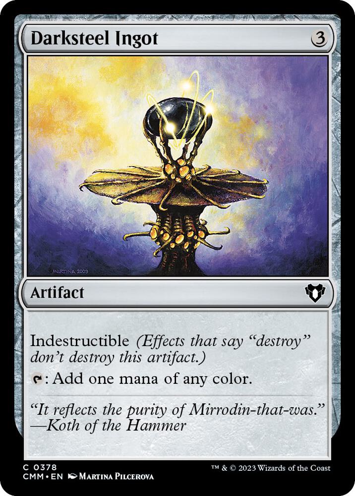Darksteel Ingot 378 card from Commander Masters