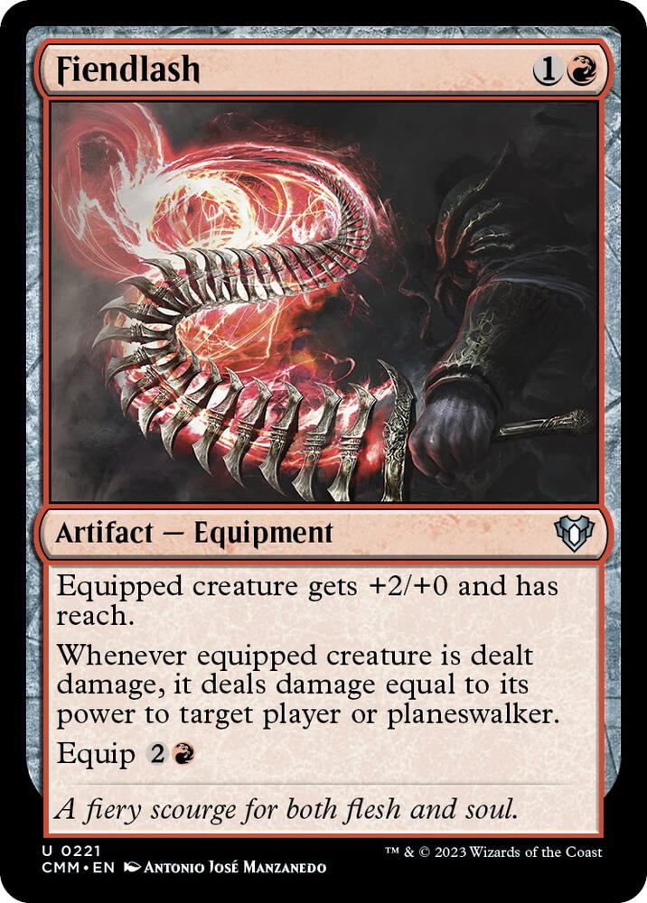 Fiendlash 221 card from Commander Masters