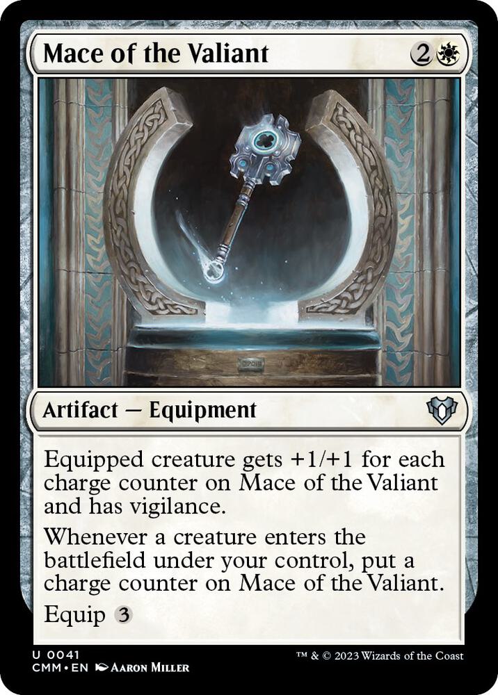 Mace of the Valiant 41 card from Commander Masters