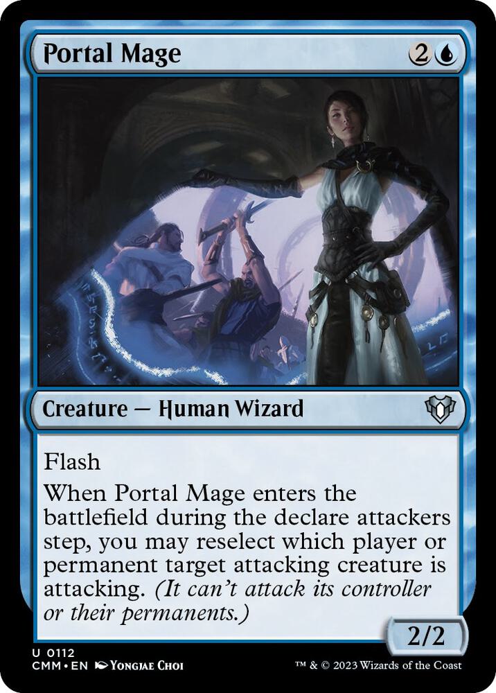 Portal Mage 112 card from Commander Masters