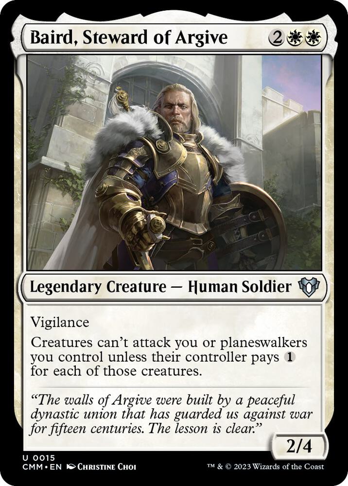 Baird, Steward of Argive 15 card from Commander Masters