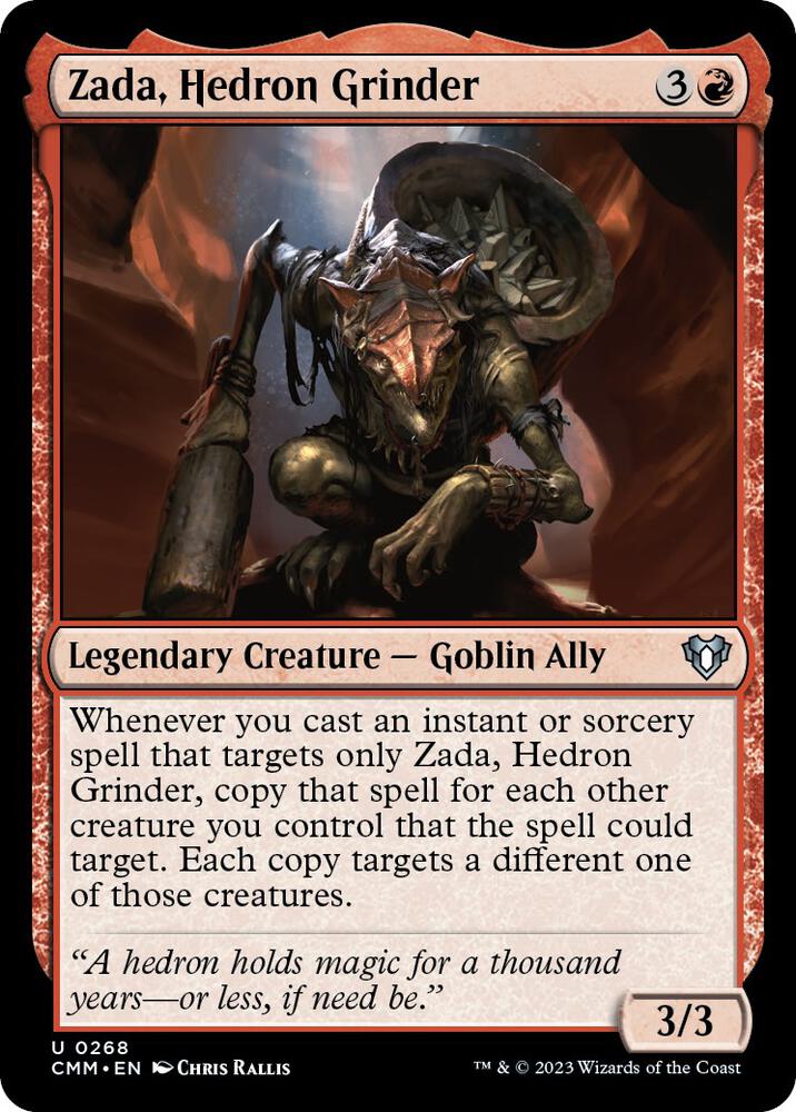Zada, Hedron Grinder 268 card from Commander Masters