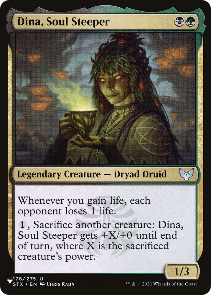 Dina, Soul Steeper 178/275 card from The List Reprints
