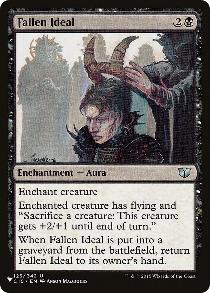 Fallen Ideal 125/342 card from The List Reprints