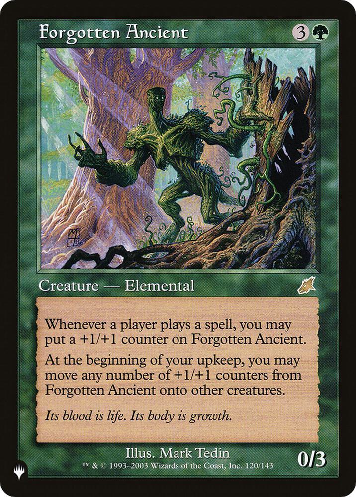 Forgotten Ancient (SCG) 120/143 card from The List Reprints