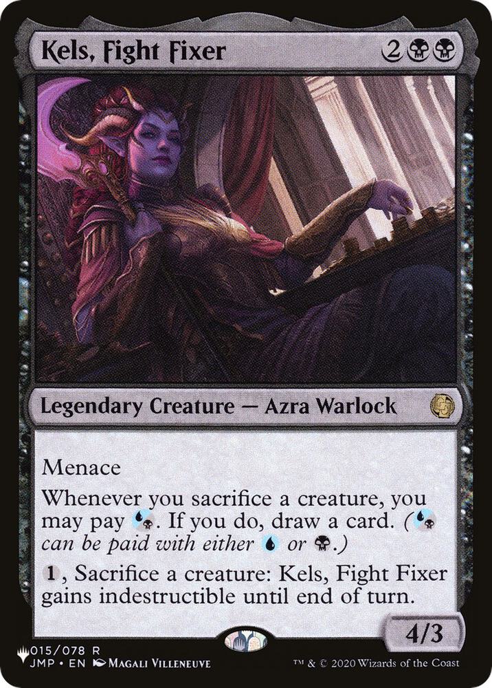 Kels, Fight Fixer 015/078 card from The List Reprints