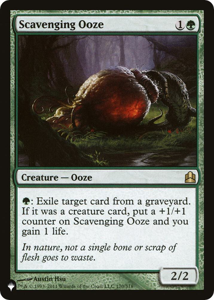 Scavenging Ooze 170/318 card from The List Reprints