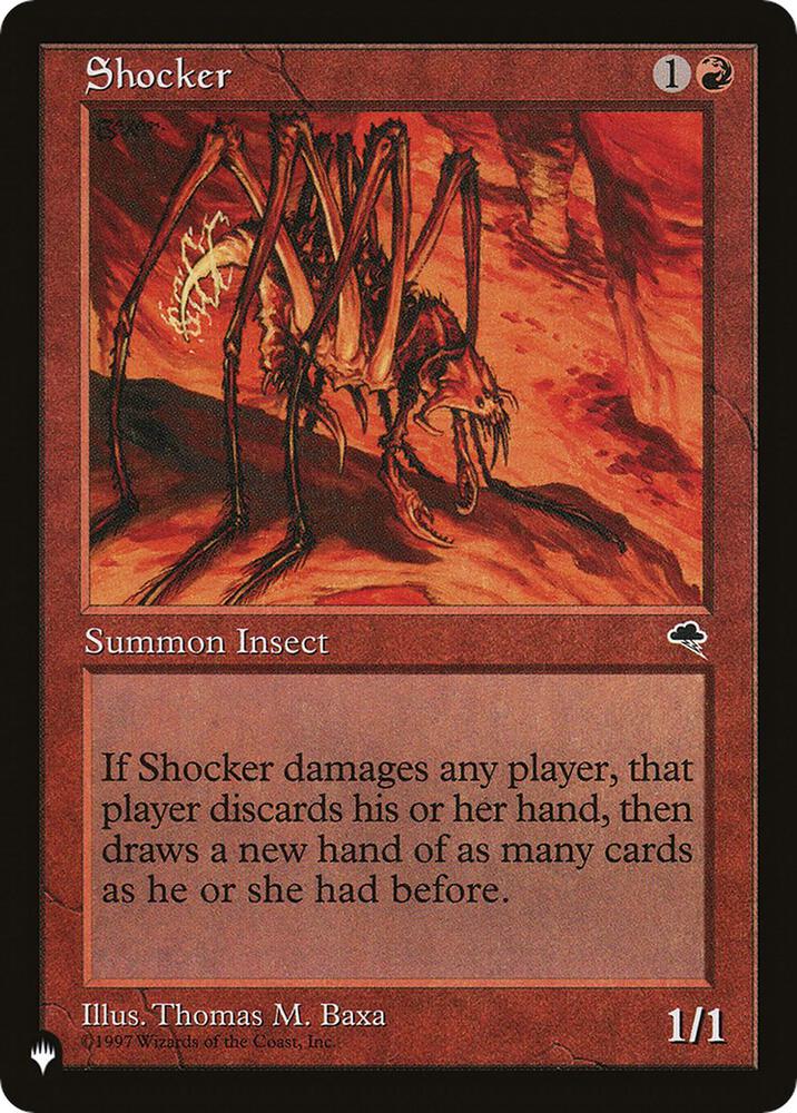 Shocker card from The List Reprints