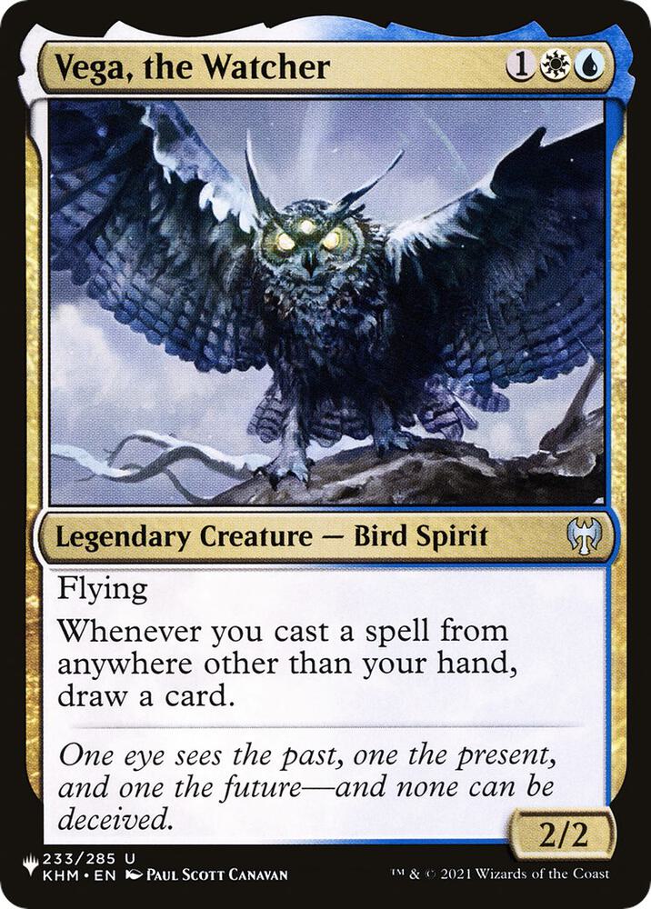 Vega, the Watcher 233/285 card from The List Reprints