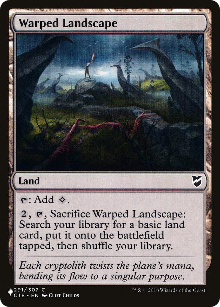Warped Landscape 291/307 card from The List Reprints