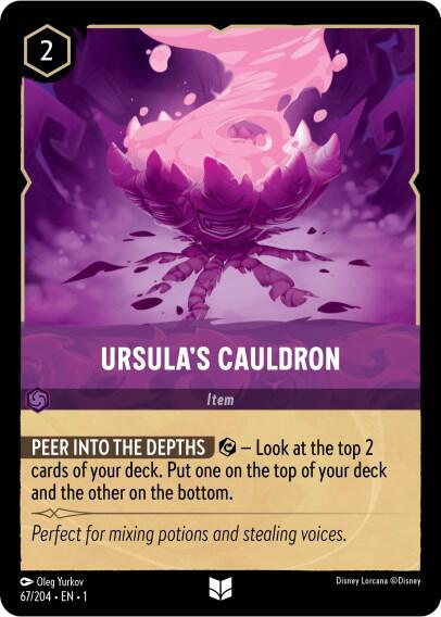 Ursula's Cauldron 67/204 card from The First Chapter