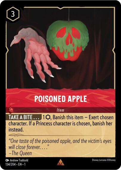 Poisoned Apple 134/204 card from The First Chapter